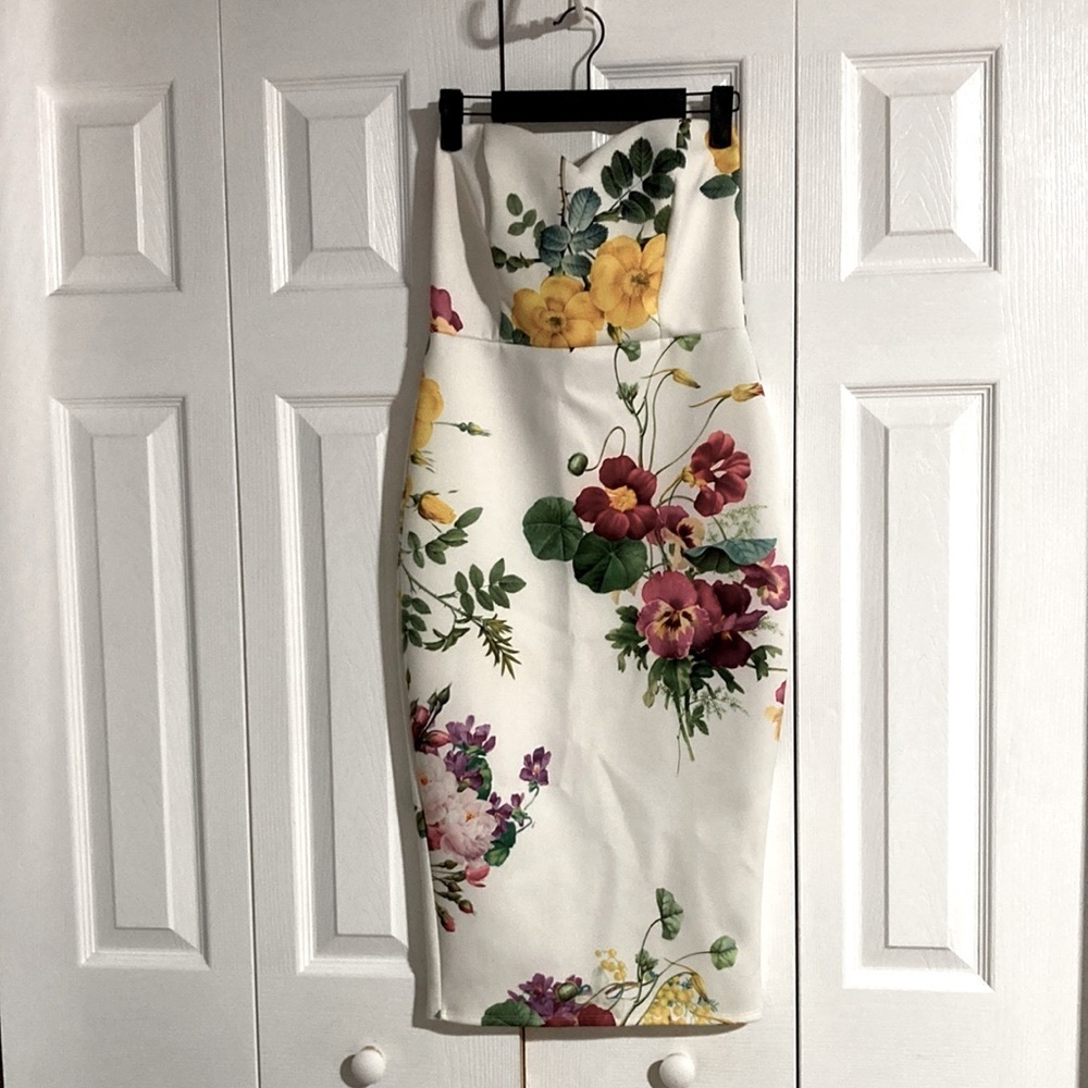 ASOS Floral Scuba Dress
